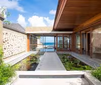 Вилла Bayu Gita - Beach Front, Садовые пруды